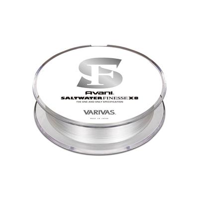 VARIVAS PE Line Avani Salt Water Finesse PE X8 150m Kryształ Biały Nie. 0,4 Nie. 0.4 (9,2 funta)