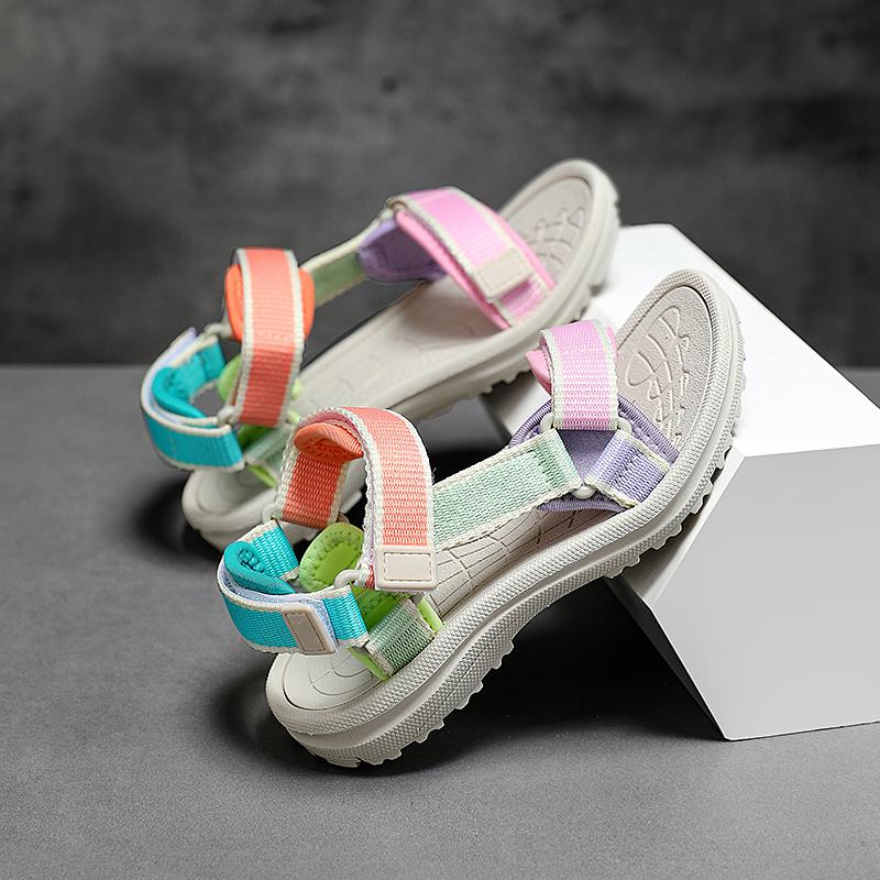 Summer girl's Fashion Lightweight Outdoor Leisure Trend Multi Color Sandals Beach Shoes Slippers
