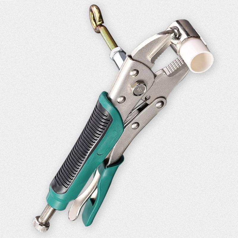150x65mm Comfortable Handle Welding Pipe Plier Chrome Vanadium Alloy Steel Special Tools for Floor Heating Repair