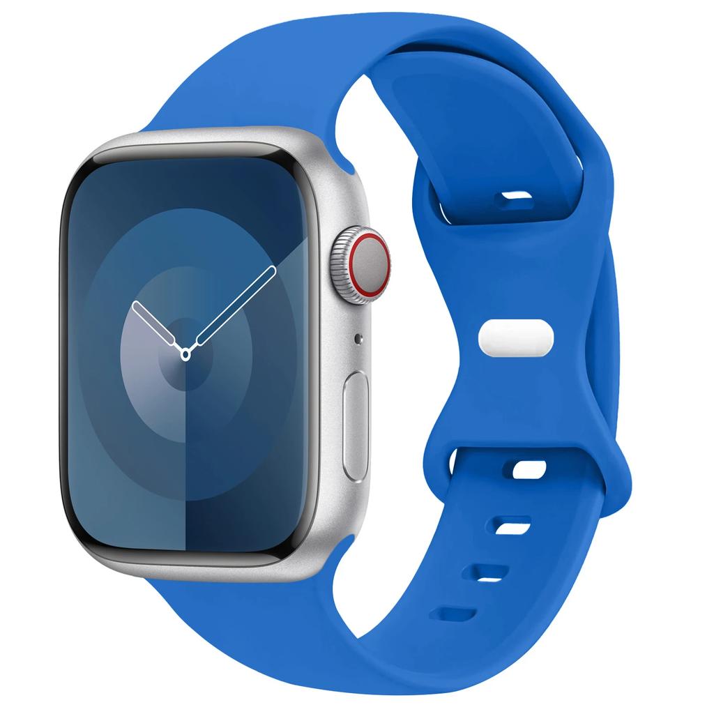 Silicone Strap For Apple Watch Band 44mm 45mm 41mm 40mm 49mm 42mm 38mm 46MM Sport Bracelet iWatch Series Ultra 2 SE 10 9 8 7 6 5