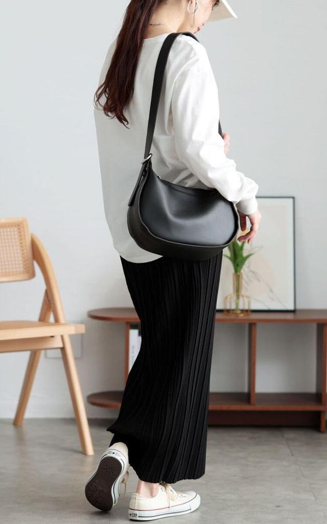 Gold Japan Plus Size Skirt Long and Pleated Winter Winter Women's Bottoms, Narrow, Tights, Outfit, Spring, Summer, Fall, (JP, Alphabet, 4L, Black)