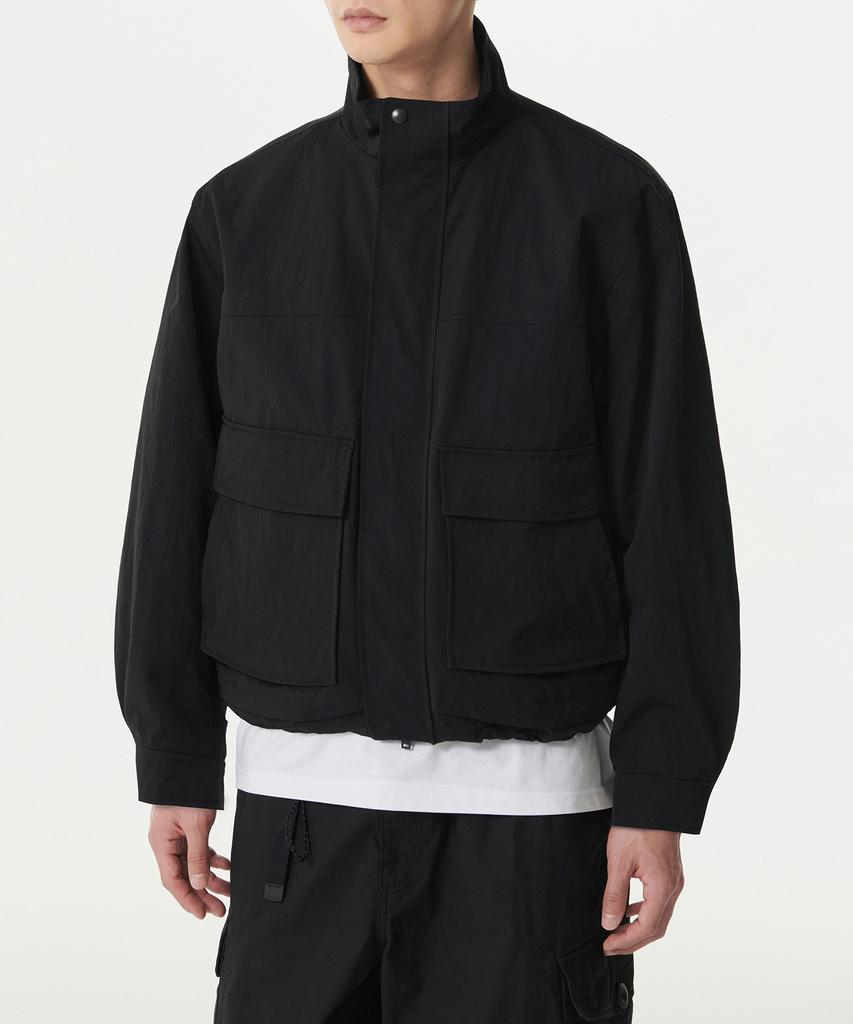 Musinsa Standard Crease Layered Field Jacket [Black]