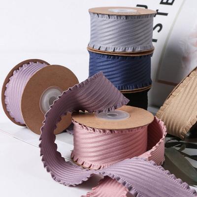 Paketleme Kurdele Twill Desen Geniş Uygulamalar Fiyonk Çiçek Kek Paketleme