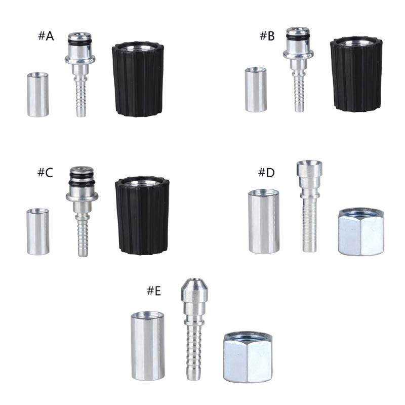 Pressure Washer Adapter Set, Quick Disconnect Kit, M22 Swivel to 3/8'' Quick Connect, 3/4" to Quick Release