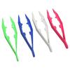 30pcs Plastic Bead Tweezers Slip Resistance Craft Tweezers Plastic Tweezers  For Jewelry Making