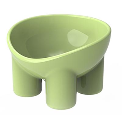 Cuenco Elevado para Gatos Cuenco Elevado para Perros Cuenco de Plástico para Mascotas Resistente a Derrames Protegiendo la Columna Vertebral de la Mascota Cuenco para Comida