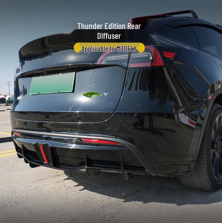 Tesla Model Y LED Navigation & Rear Bumper Collision Warning Lights - Thunder Edition