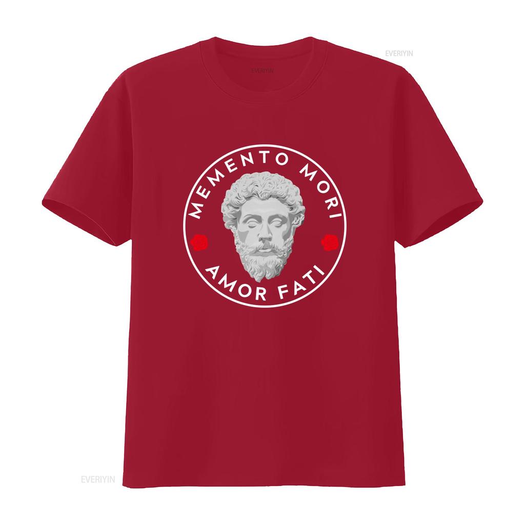 Marcus Aurelius Memento Mori Amor Fati Tričko Římský Císař Filozofie Inspirované Promoce Pro Ni A Jeho Vintage Vypraná
