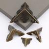 10pcs Rustproof Metal Edge Guard Covers Bronze Color Corner Guards  Furniture Supplies