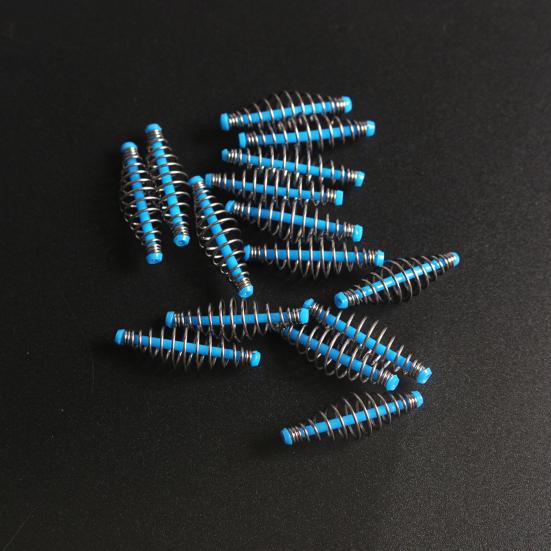 10 stuks voerveren met sterke elasticiteit voor aas, professionele karpervissers, voerhouders en aascontainers.