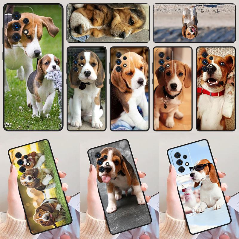 Love My Beagle Puppies Dogs phone case For Samsung Galaxy A42 A31 A40 A51 A71 A32 A80 A91 A52 A72 A20 A21S A50 A70 A11 A12 Cover