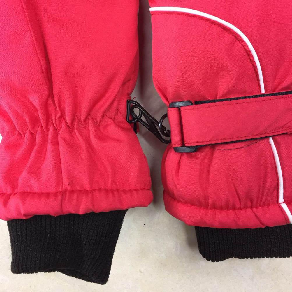 1 Pair Children Ski Mittens for Girls Boys Warm Winter Gloves Outdoor Waterproof Gloves