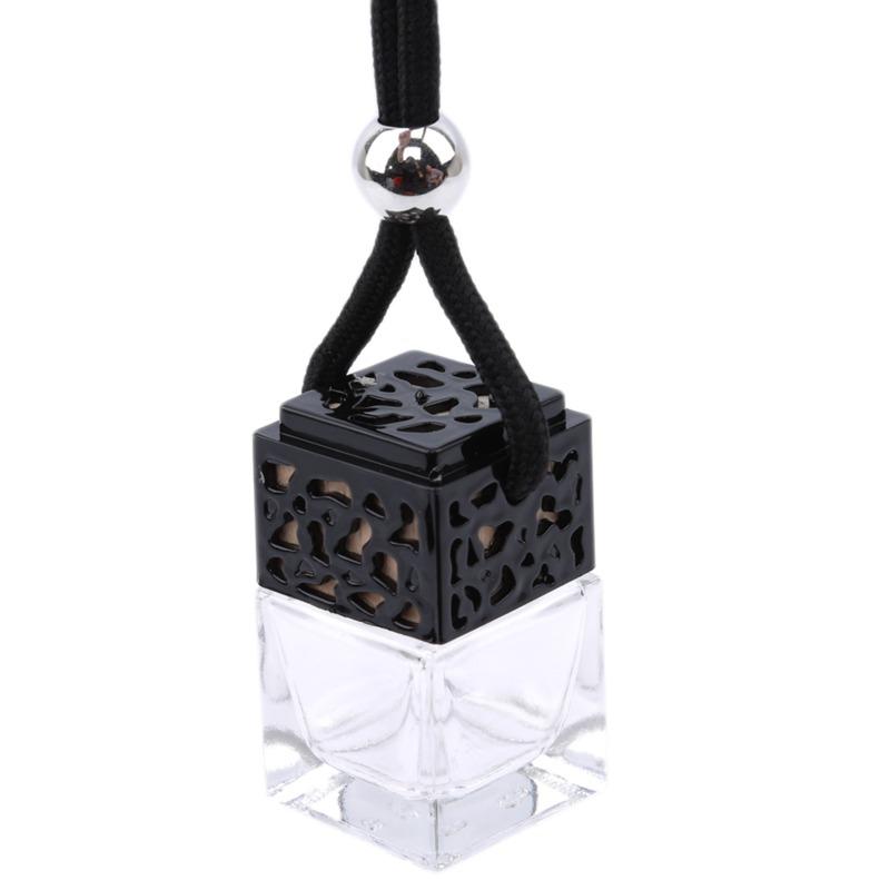 1PC Car Essential Oil Diffuser Fragrance Air Freshener Scent Perfume Bottle Ornament Hanging Empty Bottle Interior Accessory
