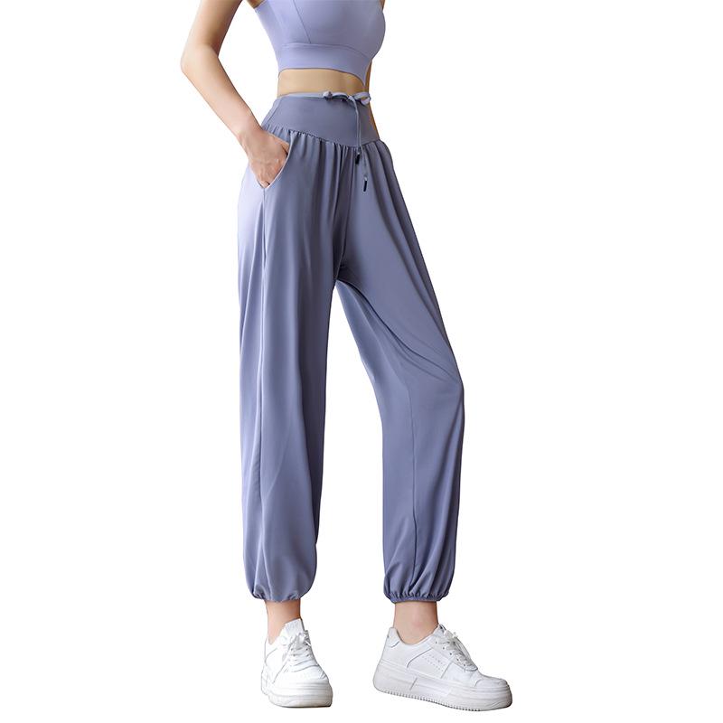 Quick-Dry Women's Loose Yoga & Running Pants - Spring/Summer