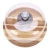 Wood Cake Stand Multi Function Round Cake Plate with Transparent Lid for Fruits Desserts Cheese