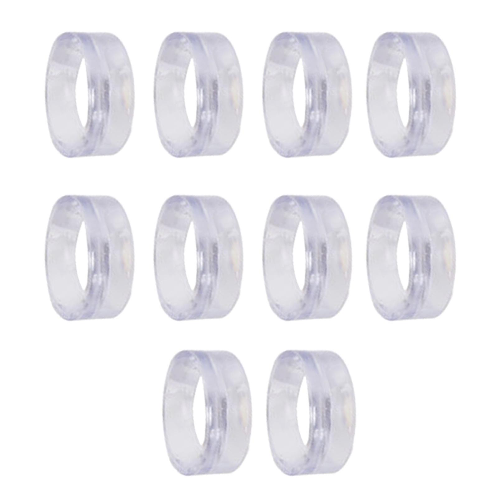 

10Pcs Display Stands Clear Small Round Baseball Rings Stands Plastic Sphere Holder Clear Baseball Stand Holder Enduring small