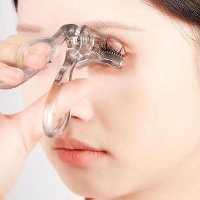 With Frameless Toothed Comb Eye Makeup Tool Professional Curling Tool Portable Wide-Angle Eyelash Clip Lasting Eyelash Curler