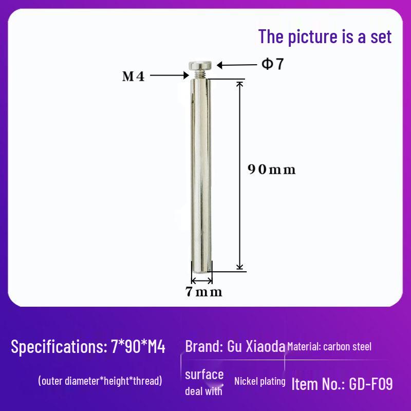 Acrylic Photo Frame with Adjustable Stainless Steel Stand