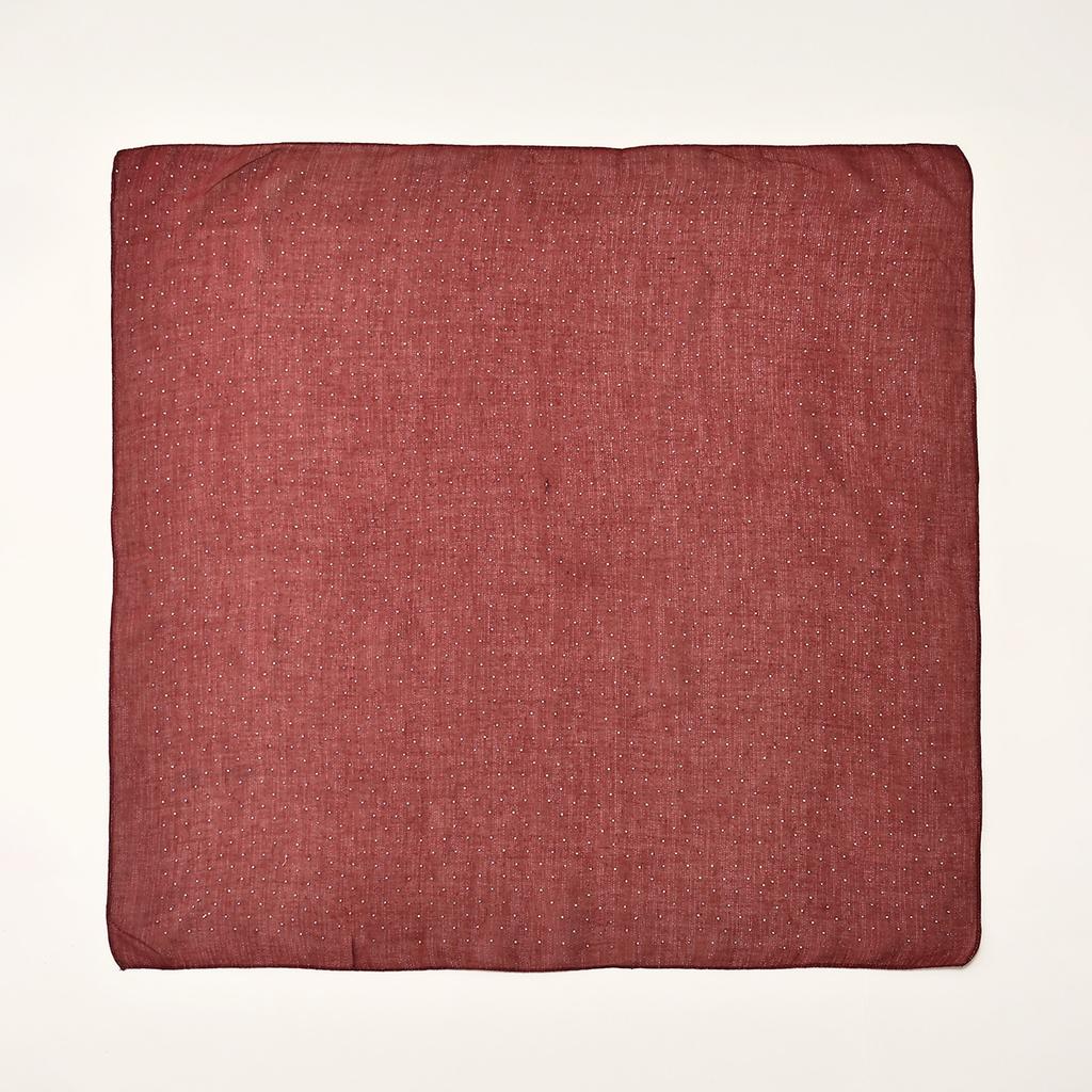 Fashion Twinkling Square Scarf Viscose Headband Summer Breathable Bandana For Women Elegant Turban Hair Wrap 80*80cm