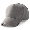 Big Size Aunumn Winter High Top Woolen Baseball Cap Outdoors Adjustable Snapback Outdoors Keep Warm Korean Version Truck Hat