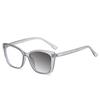 New Vintage Gradient Eyeglasses Anti Blue Light Myopia Transparent Cat Eye Glasses Frame Fashion Unique