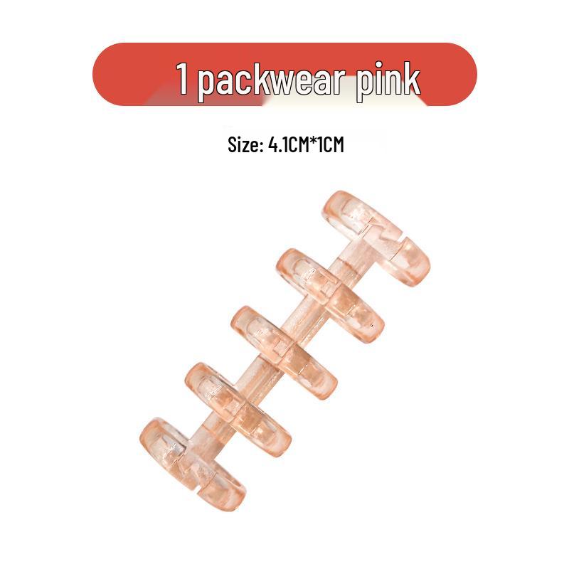 Large Transparent 5-Hole Binder Rings for DIY Loose Leaf Binding