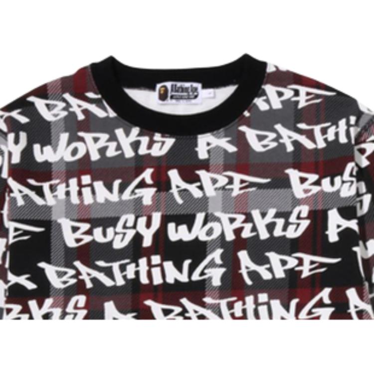 A BATHING APE Sweatshirts Men's Crew Neck Moderate 0ZXSWM113007J