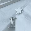 Men's Cufflinks Maple Leaf Cufflink To Man Suit Shirt Cuff Links Silvery Stainless Steel Jewelry Accessories Wedding Gifts