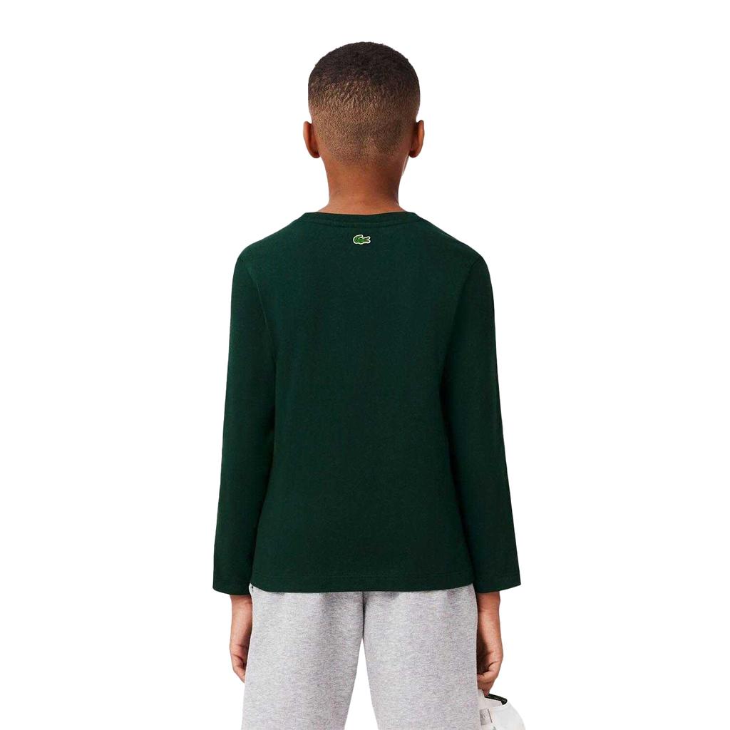 Lacoste Childrens/Kids Crocodile Print Heavy Cotton T-Shirt