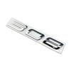 AAXI1 3D Car Rear Trunk Emblem Sticker for Peugeot 308 Auto Metal Letter Badge Decal Exterior Decoration