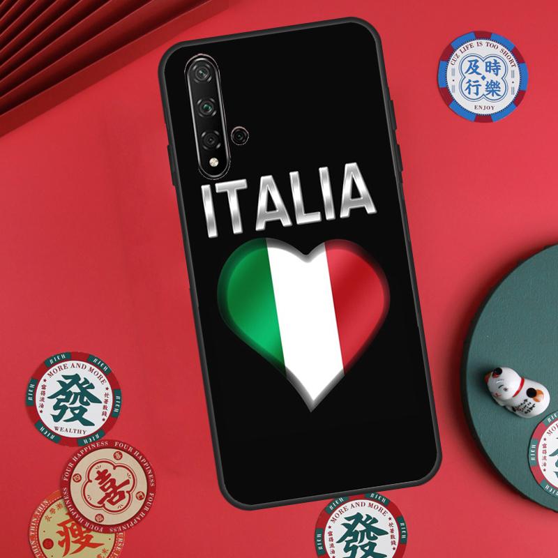 Italy Flag For Huawei Nova 12s 7i 8i 11i 12i Y73 Y70 Y90 Y60 Y72 Y61 Y91 9 10 SE P30 Pro P40 Lite Case