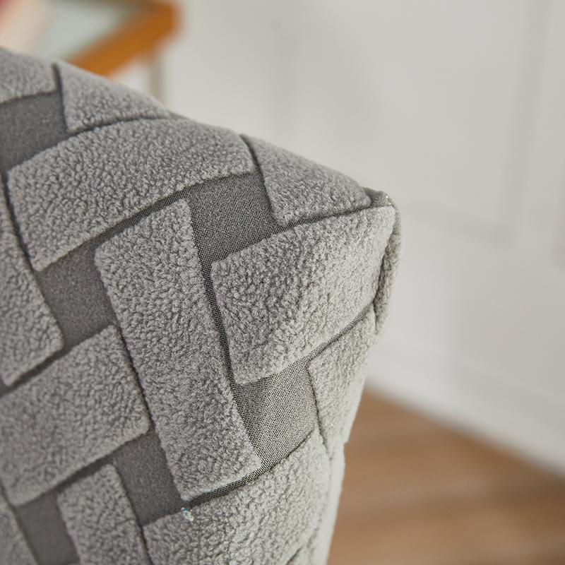 High Quality Thick Jacquard Plush Chair Cover For Office Wedding Banquet Chair Slipcovers Stretch Protector For Kids