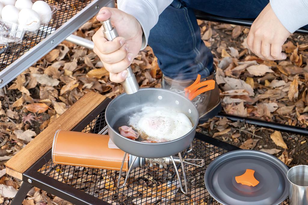 Takeda Corporation Cookware Black 18 x 18 x 12 cm Camping Cooker Set [Outdoor Set] 13-Piece CPCST-13