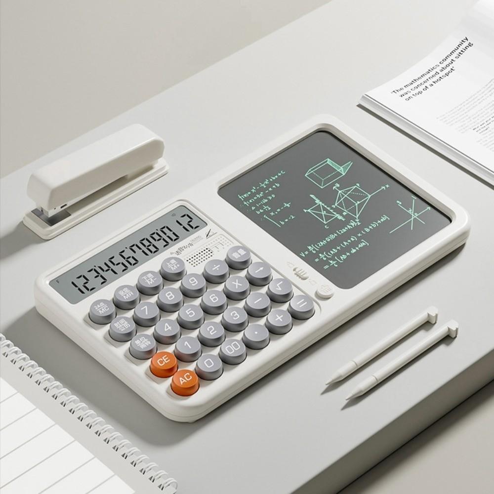Large Display Calculator with Notepad Digital Writing Tablet Calculator  Students Stationery
