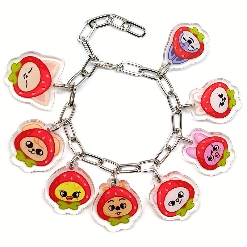 

Charm Bracelets KPOP Animal Bells Bangle Accessories, Korean Bracelets for Couple Bracelet, Best Gift for Girl Friends