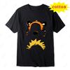 Calvin And Hobbs Tiger Hug Printed Tshirt American Retro Comic Unisexs And Unisexs Short Sleeve Shirt