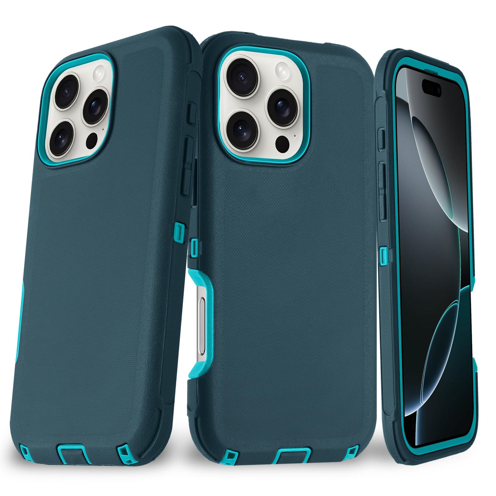 

Новий надміцний чохол серії Defender для Iphone 16 16Pro 16Plus 16Pro Max Міцний надійний протектор Жорсткий чохол-броня Otter Ударостійкий Міцний Захисний чохол For iPhone 16 Plus