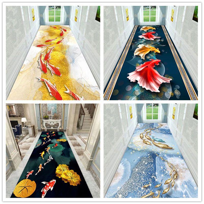 Corridor Hallway Rugs and Carpets 3D Waterfall Living Room Area Rug Kitchen Bedroom Rug Bath Mat Entrance Doormat