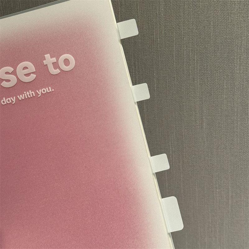 Segnalibri Adesivi Trasparenti Bianchi per Fotocard di Idol e Semplici Segnalibri Scrivibili per lo Studio