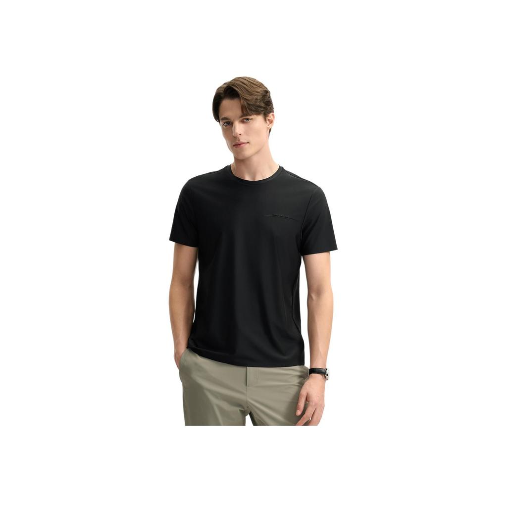 New FILA T Shirt Men's Jet Black BK F11M522125F-BK