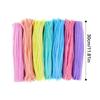 Tulip Rose Macaron Color Fuzzy Wire Material Package Encrypted Fur Strip Root Top Knitting Super Density DIY Flower Bouquet