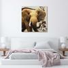 Canvas Print Elephant Africa