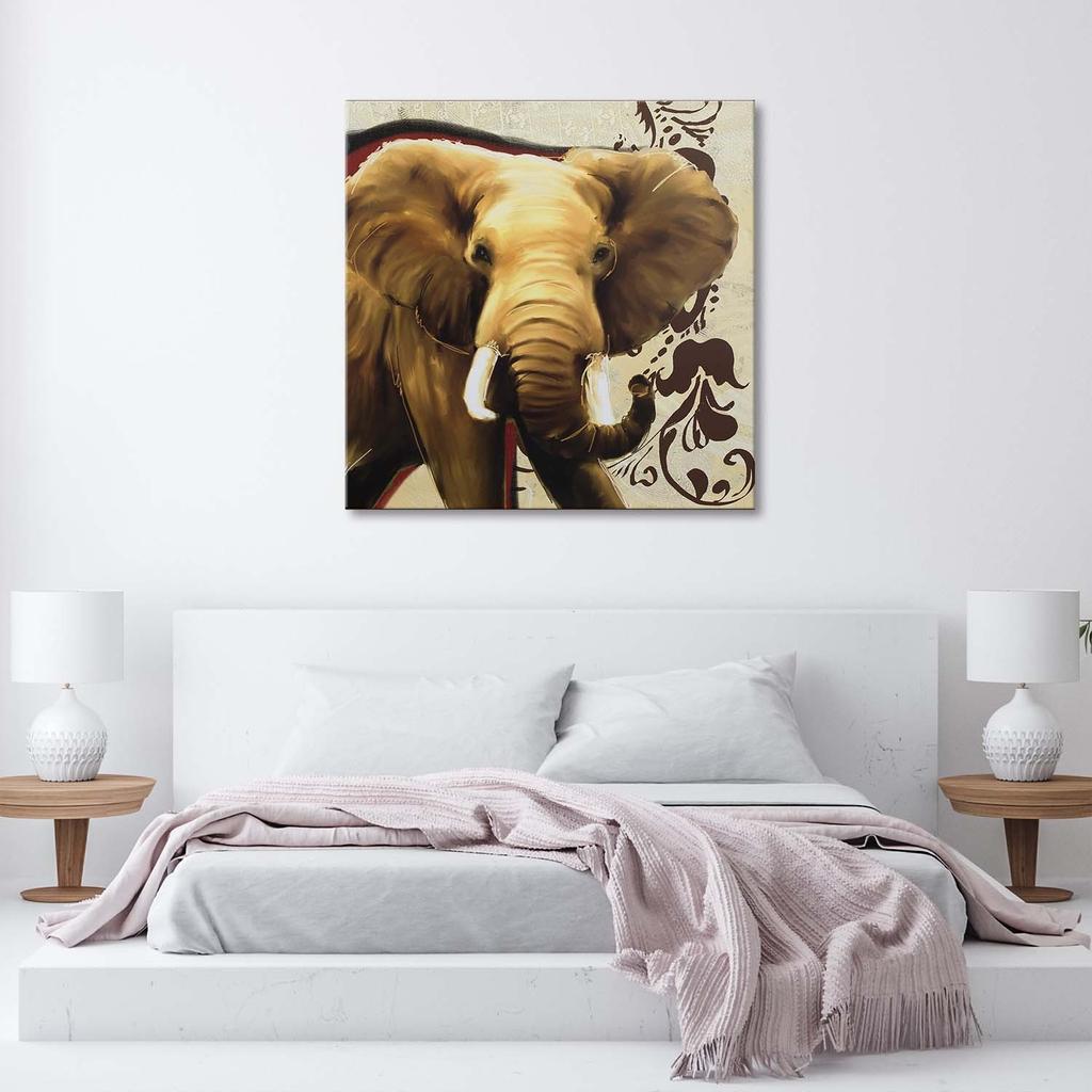 Canvas Print Elephant Africa