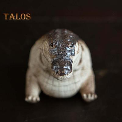 Animal Tea Pet Delicate Decorative Eye-catching Useful Handmade Crocodile Tea Pet Tea Accessory
