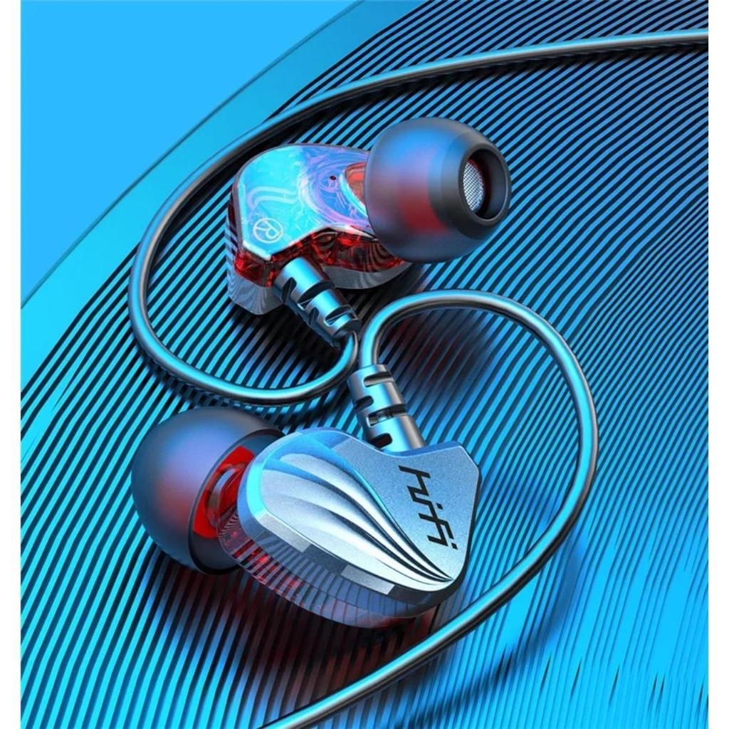 HIFI 6D Ασύρματα Ενσύρματα Ακουστικά In-Ear με Βάση Surround Μπάσου 3.5mm Τύπου C Ακουστικό Αθλητικό Αδιάβροχο Ακουστικό Παιχνιδιών Handsfree Ακουστικά με Μικρόφωνο