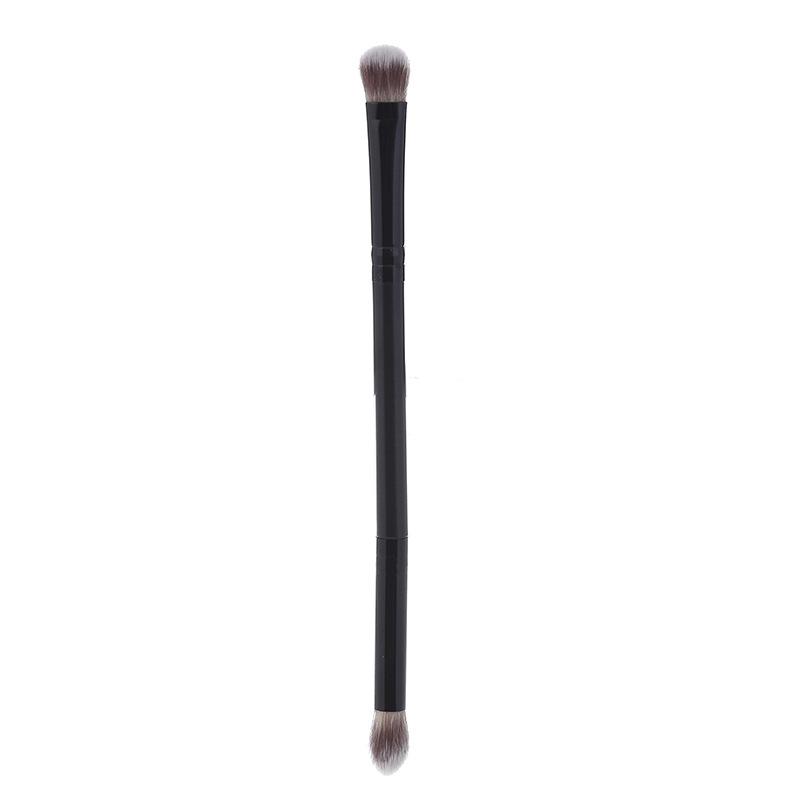 SEYOR Double-Ended Brush Set: Portable Soft Blending Brush for Loose Powder, Blush, and Highlighter. Non-Absorbent.
