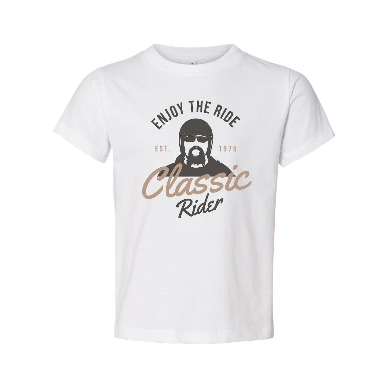Unisex Motorcycle Graphic Tee Featuring Classic Rider Design With Vintage Elemen XL