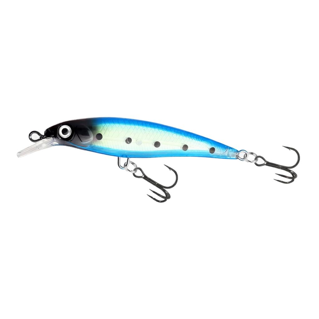 8 5cm 6 5g Floating Minnow Fishing Lure with Internal Steel Balls Hard Plastic Body Holographic Foil Surface Durable Design for Freshwater Fishing