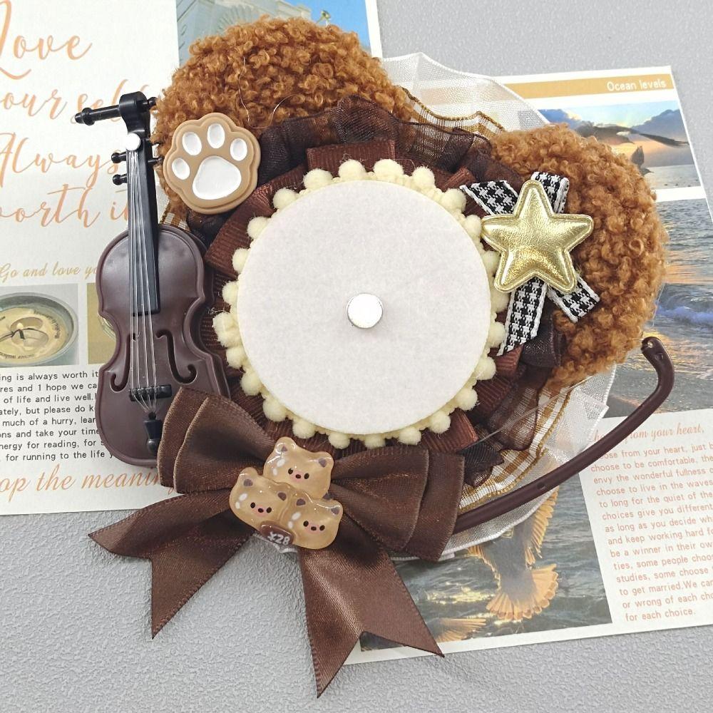 Crafts Cute Badge Holder Bow Decoration Badge Decoration Tray  Badge Organizer