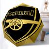 Arsenal pattern, automatic folding umbrella, portable and foldable design, 8 ribs, a Christmas or birthday gift.
